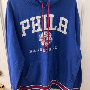 Blue PHILA Basketball Hoodie